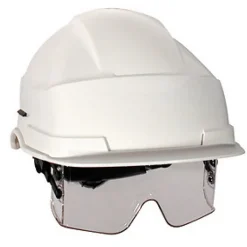 Casque de chantier IRIS 2 - avec lunette masque intégrée AUBOUEIX