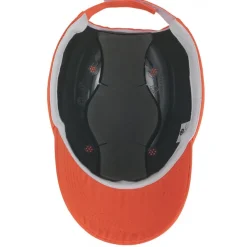 Casquette anti-heurt haute visibilité orange fluo Coverguard