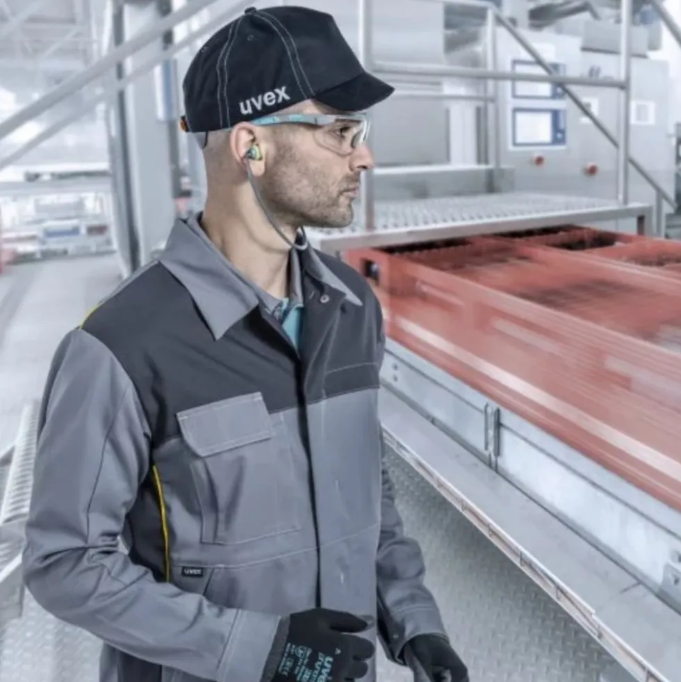 Casquette de sécurité - U-Cap sport - noir - visière courte UVEX