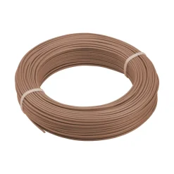 Câble rigide HO7V-U - 1,5 mm² - Marron - Couronne de 100 mètres DEBFLEX