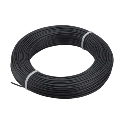 Câble rigide HO7V-U - 1,5 mm² - Noir - couronne de 100 mètres DEBFLEX