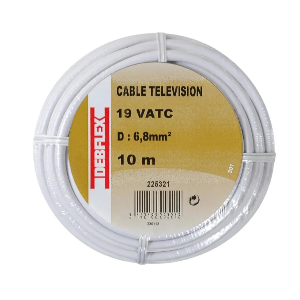 Câble TV coaxial 17 VATC DEBFLEX