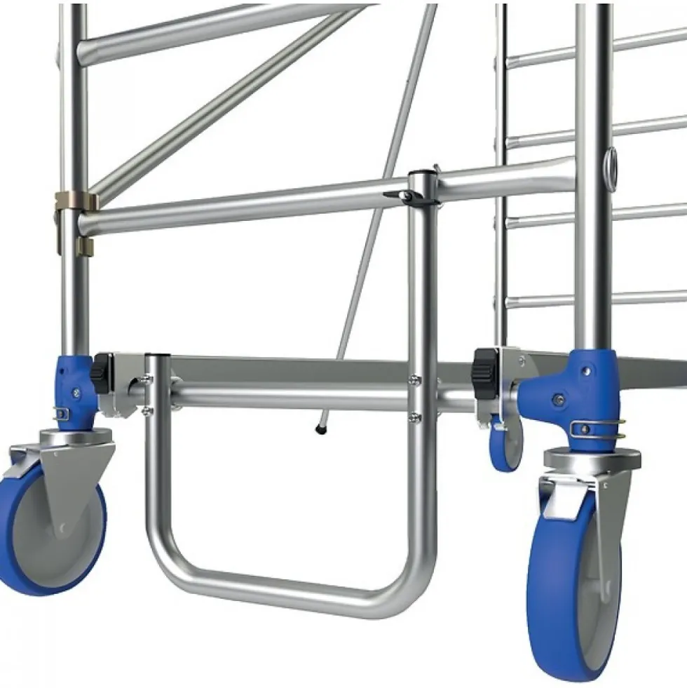 Échafaudage roulant en aluminium - Cross 2 180 - Hauteur 7,85mm TUBESCA