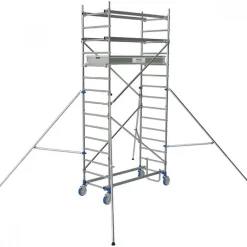 Échafaudage roulant en aluminium - Cross 2 180 - Hauteur 9,85mm TUBESCA