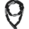 Chaîne antivol maillons carrés 5 mm - à clé - 5805K/110 Noir ABUS