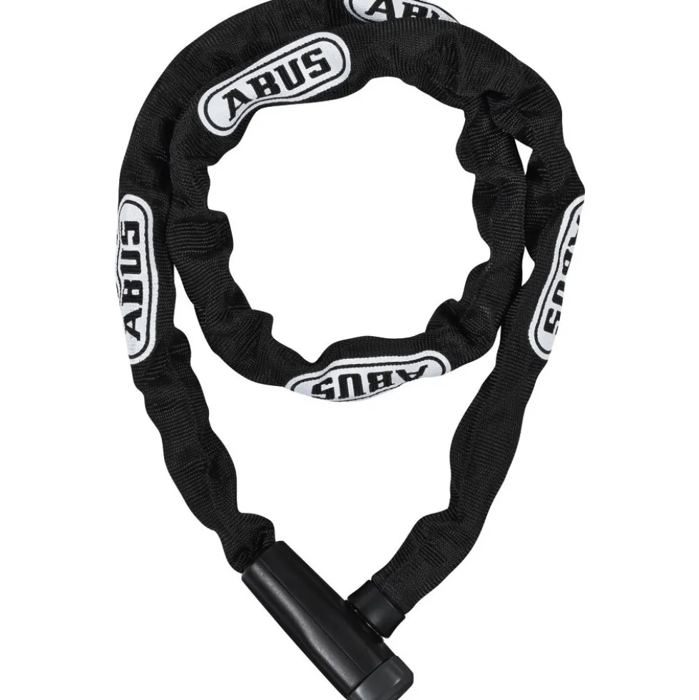 Chaîne antivol maillons carrés 5 mm - à clé - 5805K/110 Noir ABUS