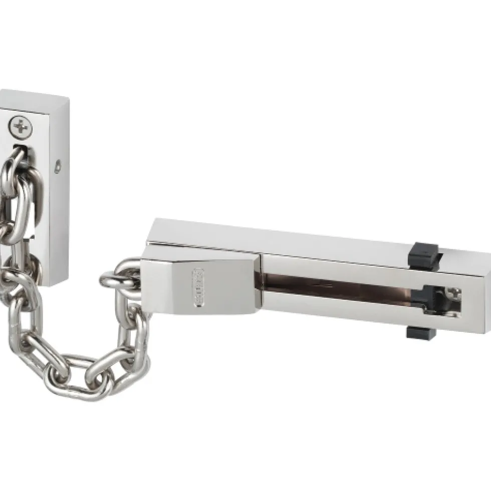 Chaîne de porte SK66 luxe - en acier renforcé chromé ABUS