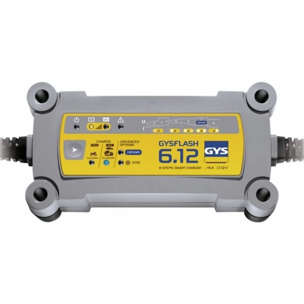 Chargeur de batterie - recharge et maintenance - 12 V - Gysflash 6.12 GYS