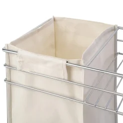 Chariot coulissant avec sac à pain chromé Supra à fermeture amortie EMUCA