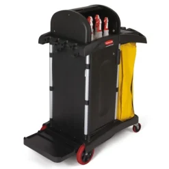 Chariot de ménage - capacité 129 litres et sécurisé RUBBERMAID