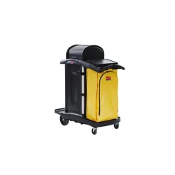 Chariot de ménage - capacité 129 litres et sécurisé RUBBERMAID