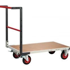 Chariot à dossier fixe FLATPACK™ - plateau 1000x600 mm - 400 kg FIMM