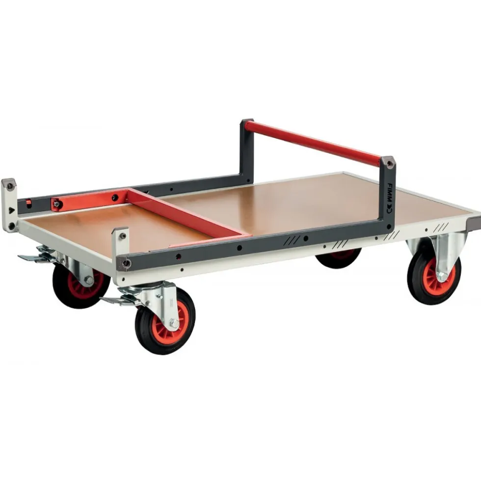 Chariot à dossier rabattable FLATPACK™ - plateau 1000x600 mm - 400kg FIMM