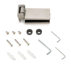 Charnière horizontale pour porte en verre 8-12 mm + garniture - 34 mm EMUCA