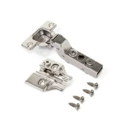 Charnière invisible 100° + embase à visser - lot de 20 - X91N EMUCA