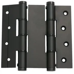 Charnières à entailler à ressort réglable double action DA 120 - noir JUSTOR