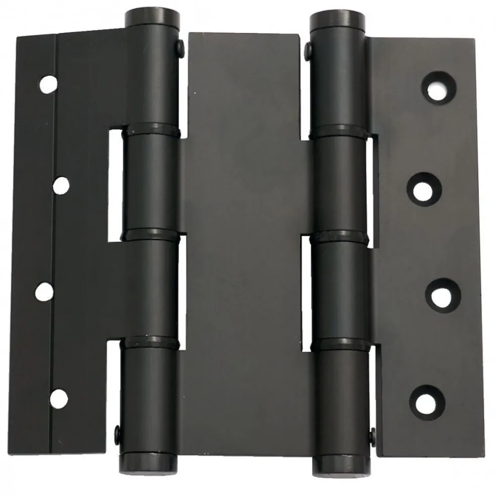 Charnières à entailler à ressort réglable double action DA 120 - noir JUSTOR