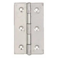 Charnières rectangulaires en acier décapé - simple feuille MONIN