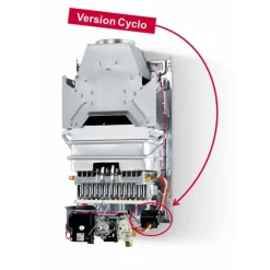 Chauffe-bains gaz naturel à cheminée - Opalia C 11 Cyclo Bas-NOx SAUNIER DUVAL