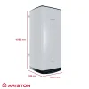 Chauffe-eau éléctrique mural 120L - gain de place - Quadris WiFi ARISTON