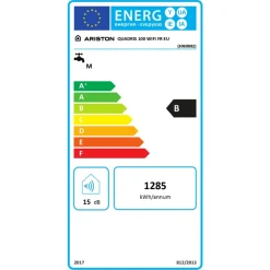 Chauffe-eau éléctrique mural 100L - gain de place - Quadris WiFi ARISTON