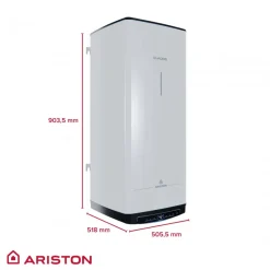 Chauffe-eau éléctrique mural 100L - gain de place - Quadris WiFi ARISTON