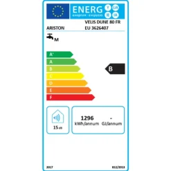 Chauffe-eau électrique extra plat 80L - Velis Dune ARISTON