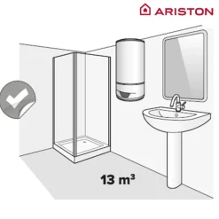 Chauffe-eau thermodynamique hybride connecté 100L - Lydos Hybrid WiFi 100C ARISTON