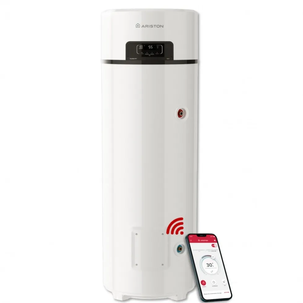 Chauffe-eau thermodynamique 250L compact et connecté A+ NUOS FIT 250 ARISTON