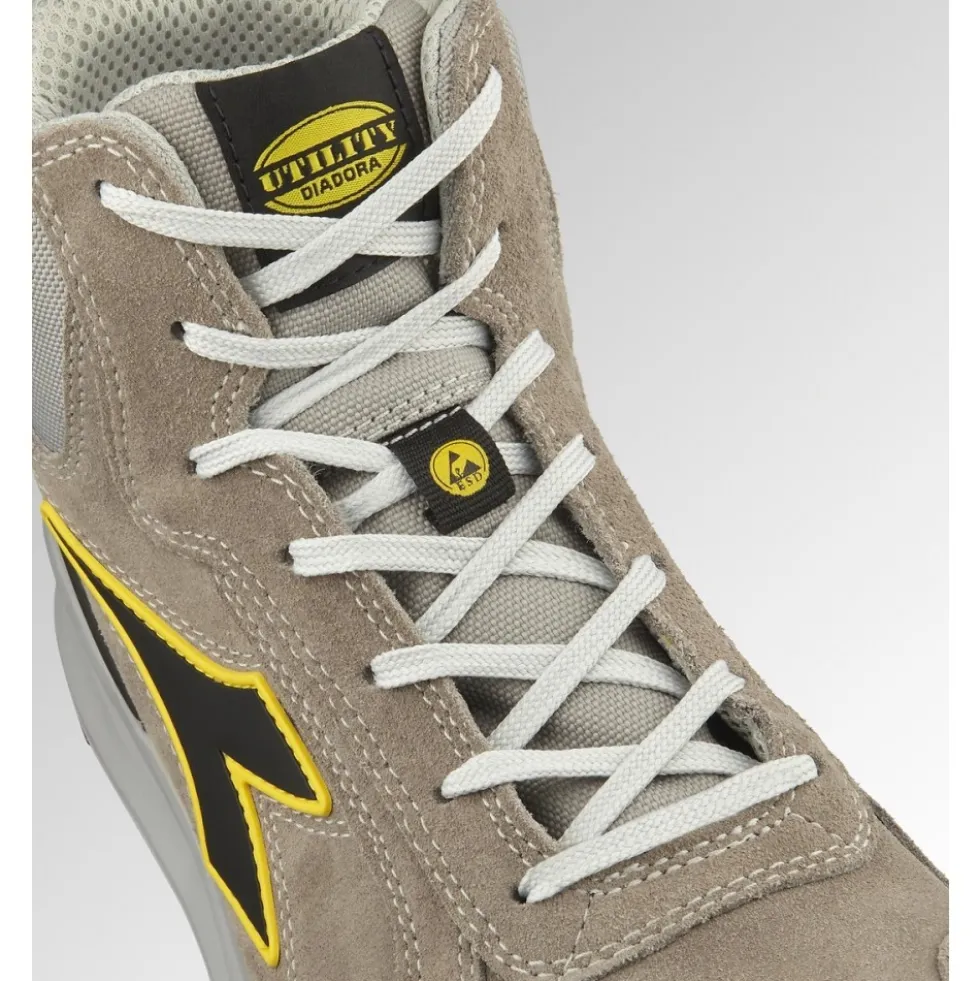 Chaussures de sécurité hautes RUN A.BOX S3S SR ESD - effet daim Diadora Utility