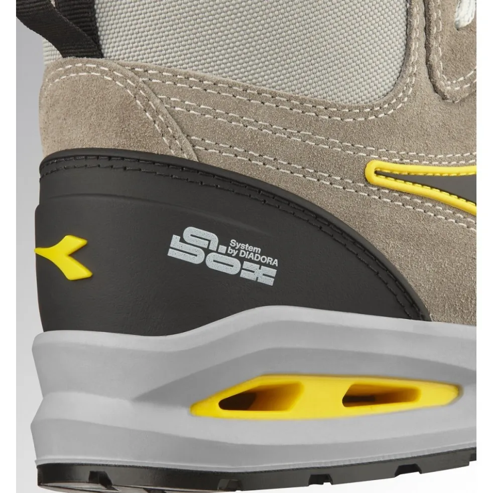 Chaussures de sécurité hautes RUN A.BOX S3S SR ESD - effet daim Diadora Utility