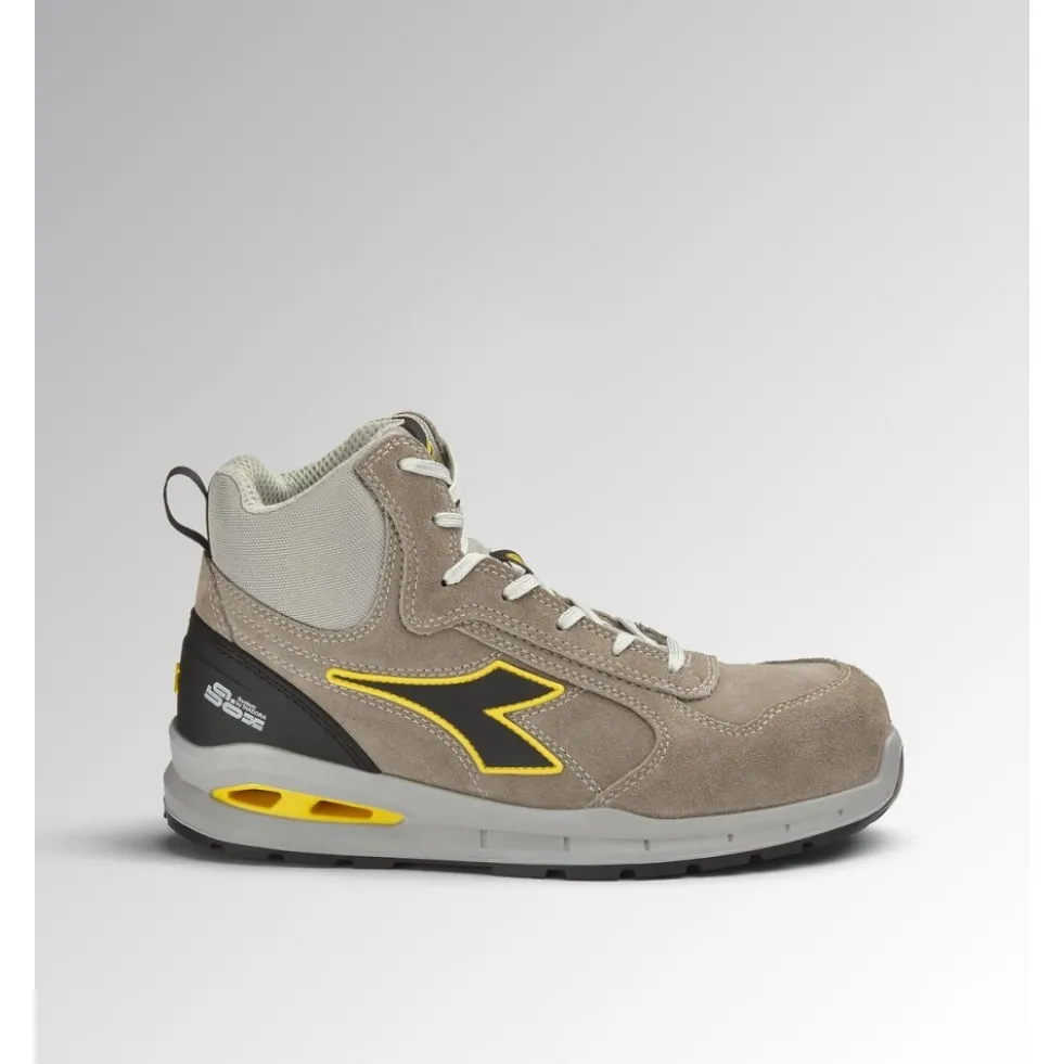 Chaussures de sécurité hautes RUN A.BOX S3S SR ESD - effet daim Diadora Utility