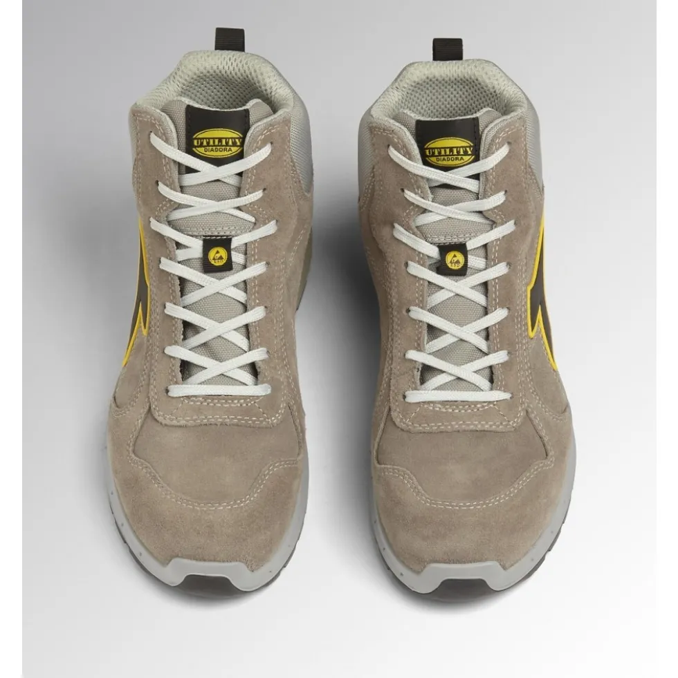 Chaussures de sécurité hautes RUN A.BOX S3S SR ESD - effet daim Diadora Utility