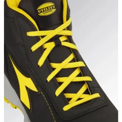 Chaussures de sécurité hautes - S3S FO HRO SR - GLOVE MDS - noir et jaune fluo Diadora Utility