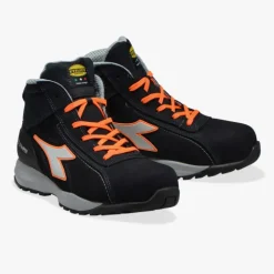 Chaussures de sécurité hautes - S3S FO HRO SR - GLOVE MDS - noir et orange fluo Diadora Utility