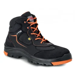 Chaussures de sécurité hautes URANUS S3 SRC ESD - noir et orange FTG SAFETY SHOES