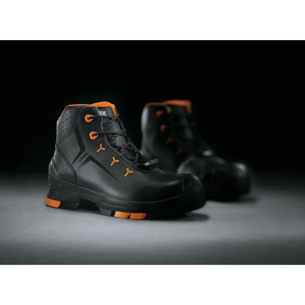 Chaussures de sécurité - homme - uvex 2 - noir et orange UVEX