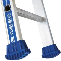 Échelle aluminium simple 2410 - Hauteur de travail 2,75m TUBESCA