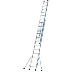 Échelle à coulisse à corde en aluminium Hauteur de travail 5,83m - Platinium 300 TUBESCA