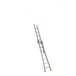 Échelle transformable 2 plans T2 2 x 7 barreaux - hauteur 2,20-3,60 mètres DUARIB