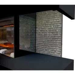 Cheminée électrique Design - Lounge - Noire - 2000W CHEMIN' ARTE