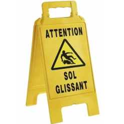 Chevalet de signalisation - sol glissant - sécurité des locaux NOVAP