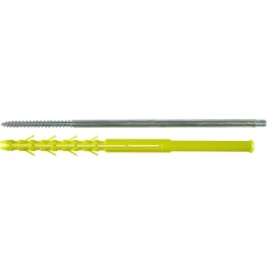 Cheville à patte vis double filet 7x210 mm - descente eaux pluviales x25 ING FIXATIONS