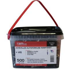 Chevilles autoforeuses - 13x28,5 mm - Ramtwist RAM