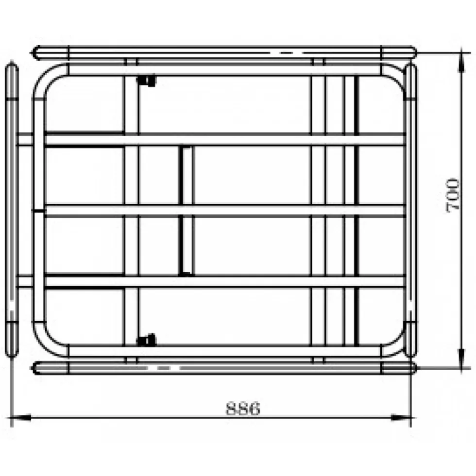 Châssis de transport pour brouette électrique ZI-EWB150-100L ZIPPER