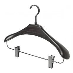 Cintre avec pinces pour tailleur Excessories - hêtre finition wengé SALICE