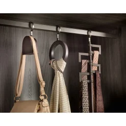 Cintre porte écharpe et foulard Excessories - hêtre finition wengé SALICE