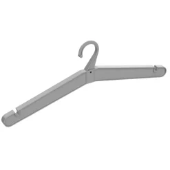 Cintre pour penderie en ABS gris AMBOS
