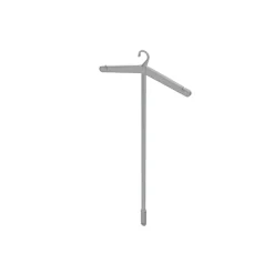 Cintre pour penderie en ABS gris AMBOS