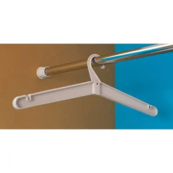 Cintre pour penderie en ABS gris AMBOS